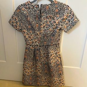 H&M Dress Floral High Waist Pockets
